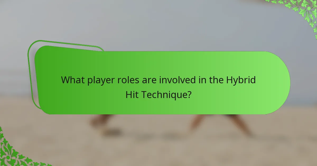 What player roles are involved in the Hybrid Hit Technique?